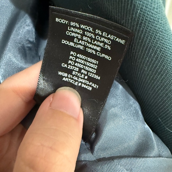 Aritzia Babaton Lalonde wool blazer NWT - Picture 4 of 4